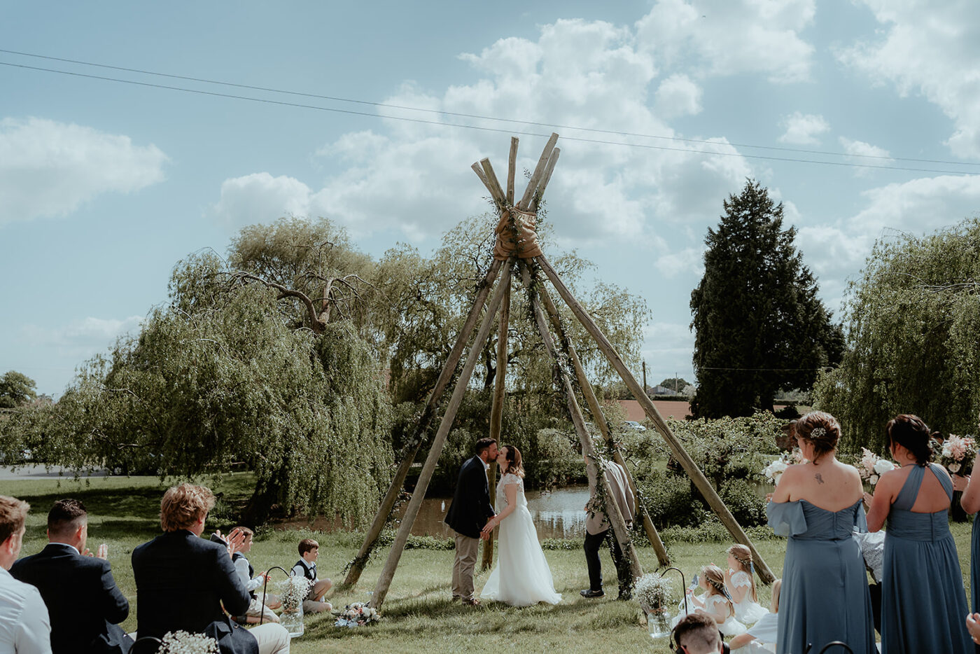 outdoor wedding venue, tipi wedding, wedding venues herefordshire uk, the orchard wedding venue, countryside wedding
