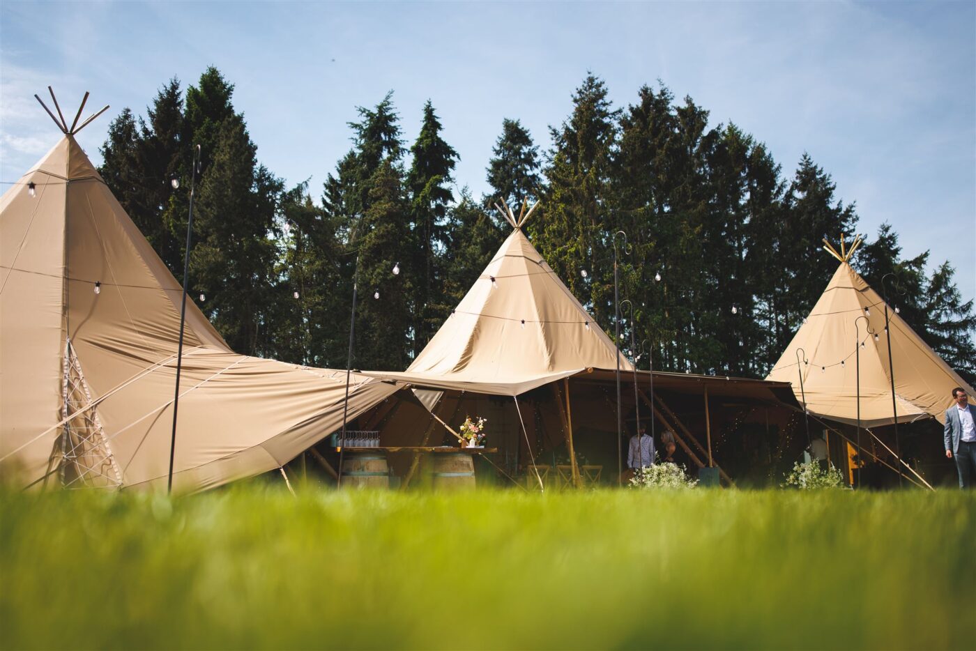 wedding tipis, wedding tipis, tipi wedding venues, outdoor wedding venues near me, apple orchard wedding, relaxed wedding venues