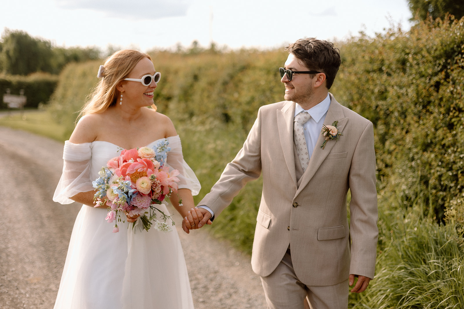 married couple in lane