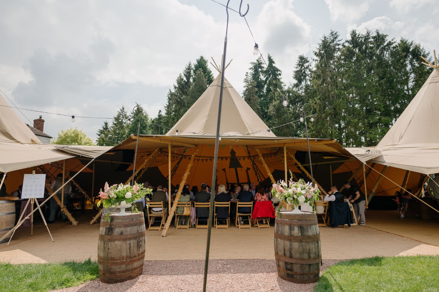 Tipi Wedding Venue Herefordshire - The Orchard at Munsley